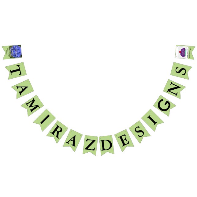 Alle FOTOS der Business-Website Grüne Namen Wimpelkette (Alle)