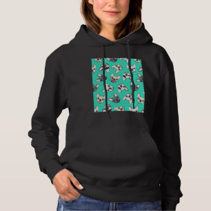 Alle Franzosen Aquamarinen Niedliche französische Hoodie