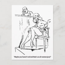 Alle Frauen Jury, humorvoll Vintag