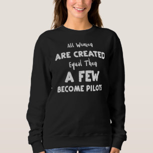 Alle Frauen zu fliegen sind gleich, dann ein paar Sweatshirt