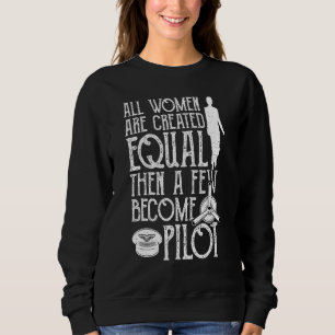 Alle Frauen zu fliegen sind gleich, dann ein paar Sweatshirt