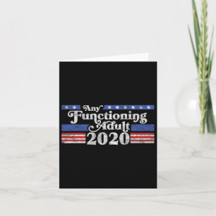 Alle funktionierenden Adult 2020-Logo-Anti-Funktio Karte