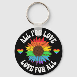Alle für die Liebe Liebe für alle | Gay Pride Mona Schlüsselanhänger