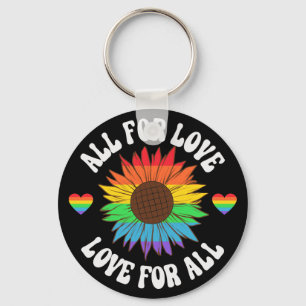 Alle für die Liebe Liebe für alle   Gay Pride Mona Schlüsselanhänger