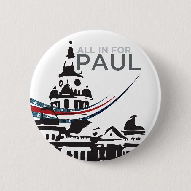 Alle für Paul - Gericht-Knopf Button (Vorderseite)