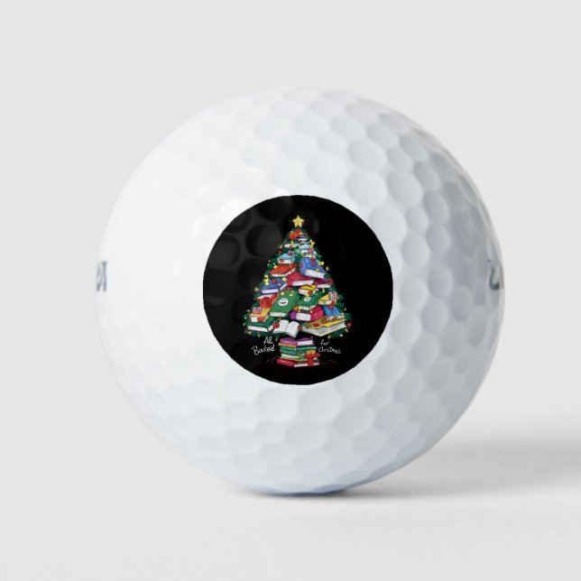 Alle für Weihnachts-Buch Weihnachten Weihnachten W Golfball (Vorderseite)