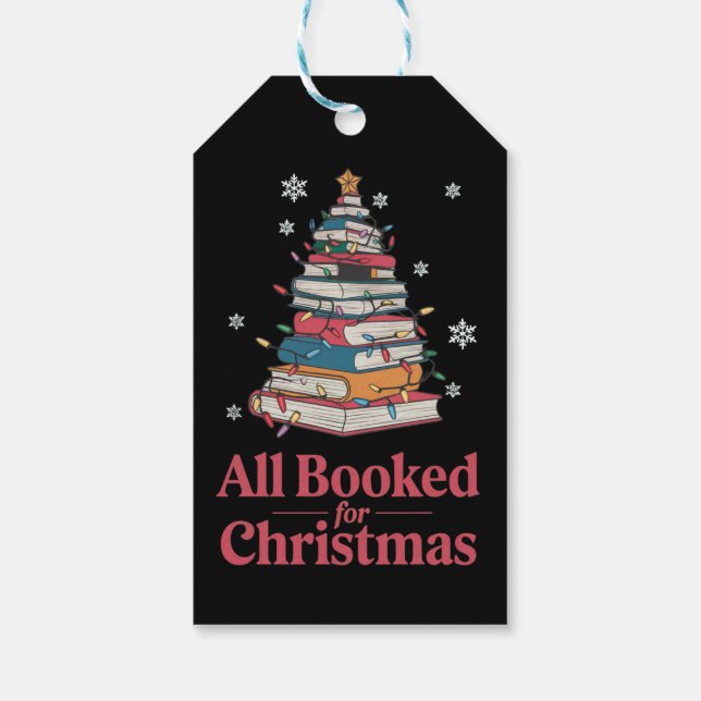 Alle für Weihnachts-Buchbaumleuchten gebucht Geschenkanhänger (Rückseite)