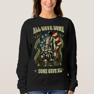 Alle gaben einige, die alle Patriotic Veteran Memo Sweatshirt