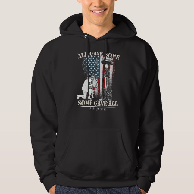 Alle gaben einige, die alle Veteran & Memorial's Hoodie (Vorderseite)
