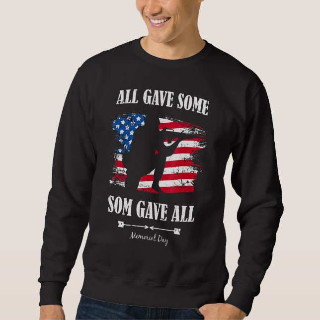 Alle gaben einige, die alle Veteran & Memorial's Sweatshirt (Vorderseite)