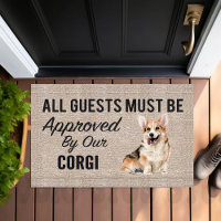Alle Gäste müssen von unserem Corgi Hund Lover zug