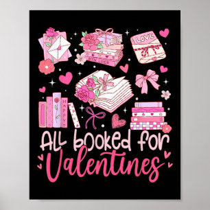 Alle gebucht für den Valentinstag Bücherliebhaberi Poster
