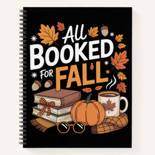 Alle gebucht für Herbst Niedlich Bücher, Kaffee & Notizbuch