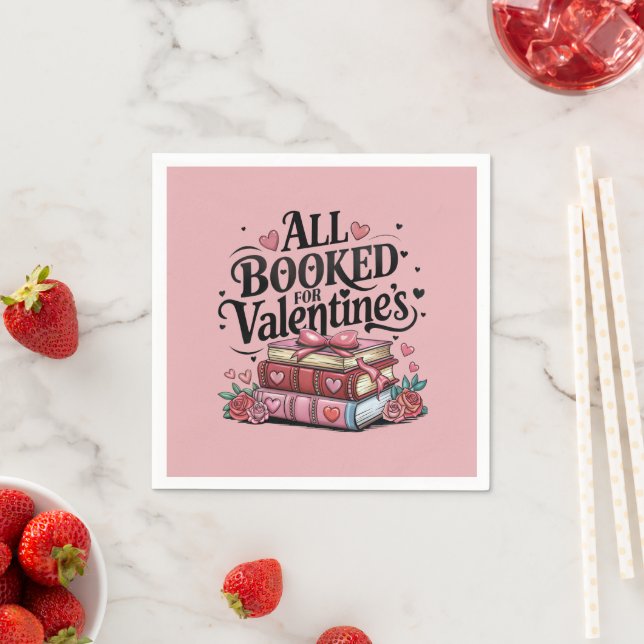 Alle gebucht für Valentine's Serviette (Beispiel)