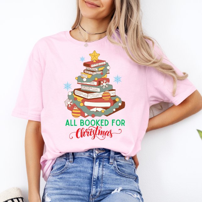 Alle gebucht für Weihnachten Frohe Weihnachtsgesch T-Shirt (All Booked For Christmas Shirt)