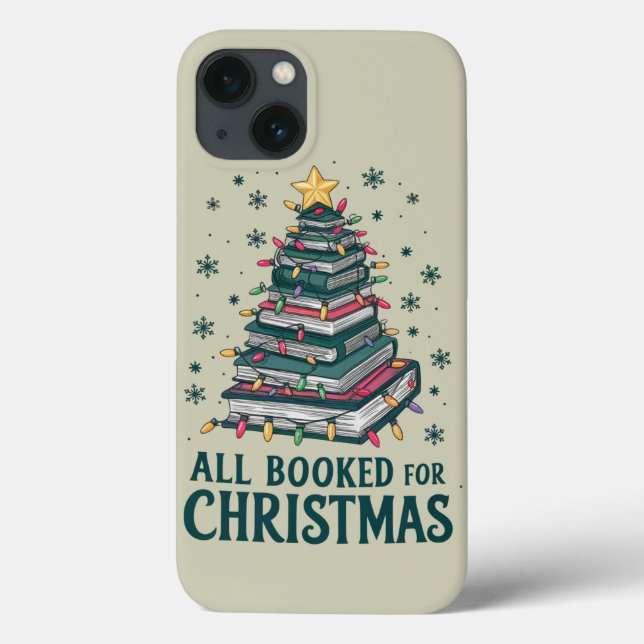 Alle gebucht für Weihnachten Geschenk für Libraria Case-Mate iPhone Hülle (Rückseite)