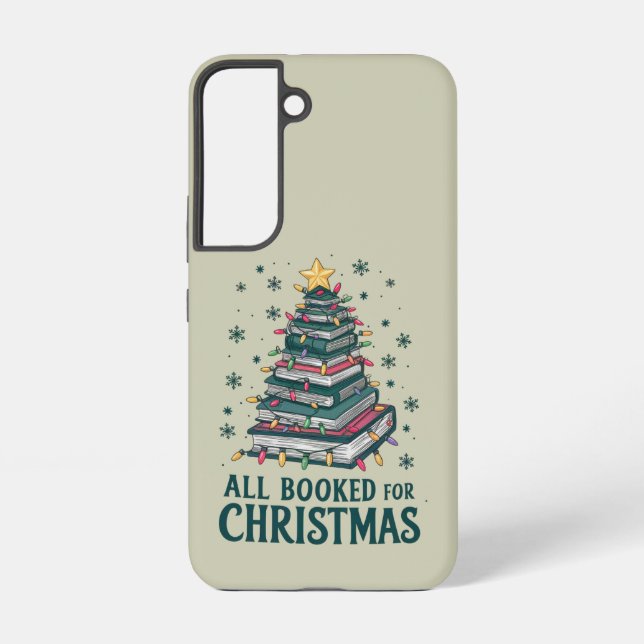 Alle gebucht für Weihnachten Geschenk für Libraria Samsung Galaxy Hülle (Rückseite)