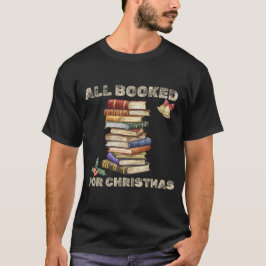 Alle gebucht für Weihnachtsbuch Lover Herren Retro T-Shirt