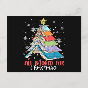 Alle gebucht für Weihnachtsbuch Weihnachtsbaum Lic Feiertagspostkarte