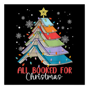 Alle gebucht für Weihnachtsbuch Weihnachtsbaum Lic Poster