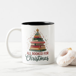 Alle gebucht für Weihnachtsbuchbaum Weihnachten Le Zweifarbige Tasse