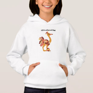 Alle gefiederten Straußenpullover. Hoodie