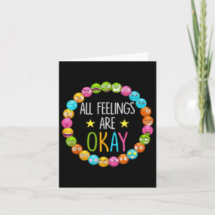 Alle Gefühle sind okay Mental Health Awareness Mon Karte