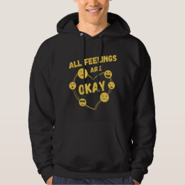 Alle Gefühle sind okay Psychische Gesundheitsberat Hoodie