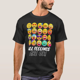 Alle Gefühle sind okay Psychologischer Berater Psy T-Shirt