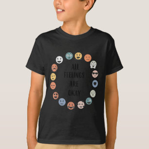 Alle Gefühle sind okay Schulpsychologe Lehrer T-Shirt
