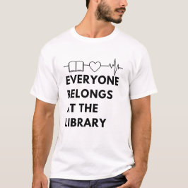 Alle gehören Library Sprichwort Bookworard Reading T-Shirt