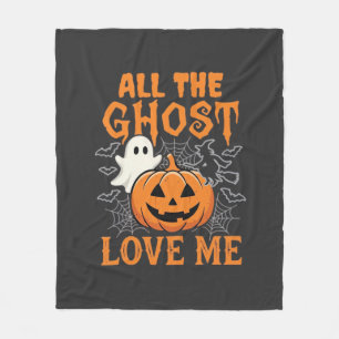 Alle Geister lieben mich Halloween-Design_1 Fleecedecke