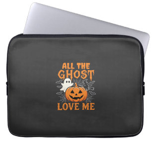 Alle Geister lieben mich Halloween-Design_1 Laptopschutzhülle