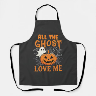 Alle Geister lieben mich Halloween-Design_1 Schürze