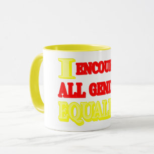 "ALLE GENDERS GLEICHSTELLUNG" Expression Design. J Tasse