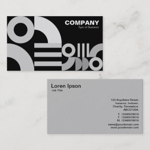 Alle geometrischen v3-Visitenkarten Visitenkarte