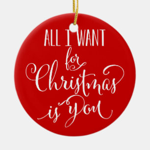 Alle Gewohnheit, die ich für Weihnachten will, is Keramik Ornament