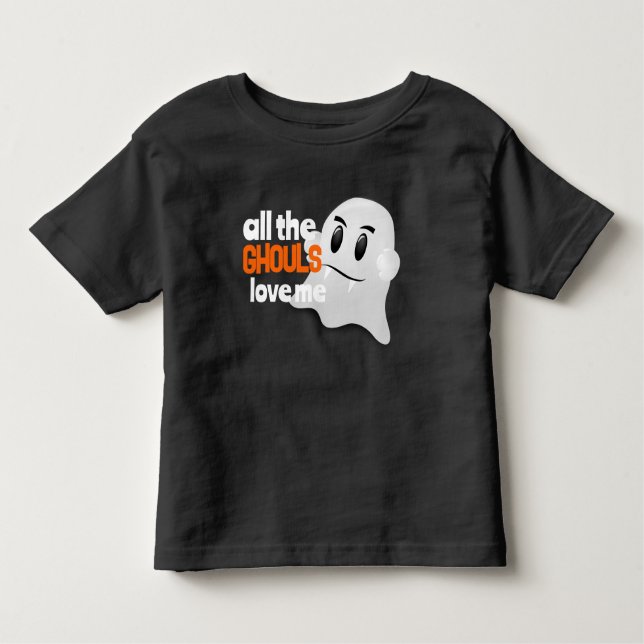 Alle Ghouls Liebe mir Ghost Kleinkind T-shirt (Vorderseite)