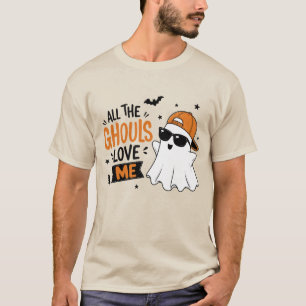 Alle Ghule lieben mich – Lustiger Halloween-Geist T-Shirt