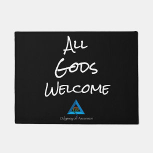 Alle Gott-willkommene Fußmatte