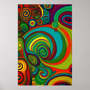 Alle Groovy-Farben 1110 Poster