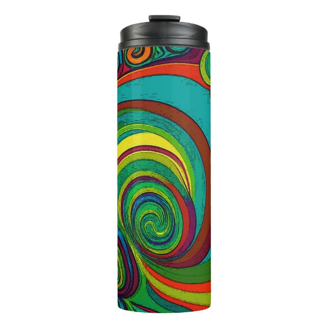Alle Groovy-Farben 1110 Thermosbecher (Vorderseite)