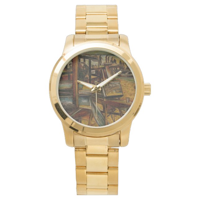 Alle großen Bilder beginnen mit einem Pinselstrich Armbanduhr (Vorderseite)