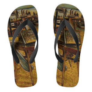 Alle großen Gemälde beginnen mit einem Pinselstric Flip Flops