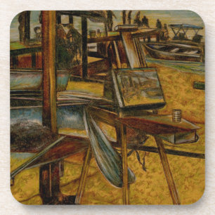 Alle großen Gemälde beginnen mit einem Pinselstric Untersetzer