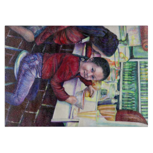 Alle guten kleinen Mädchen bekommen Eis Creme, Mex Schneidebrett