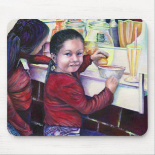 Alle guten kleinen Mädchen bekommen Eiscreme, Mexi Mousepad
