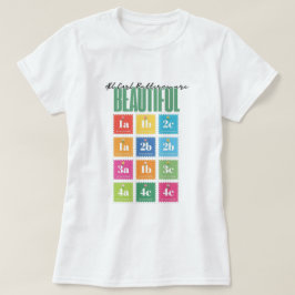"Alle Haartypen sind Schön" Lockenmuster-Tee T-Shirt