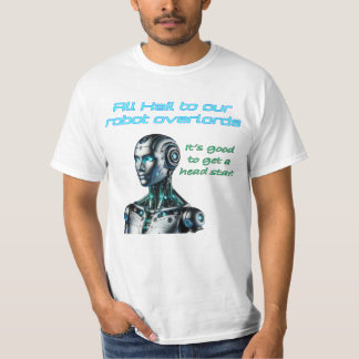 Alle Hagel zu unseren Roboter-Überlappungen T-Shirt
