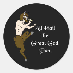 Alle Hail The Great God Pan Sticker